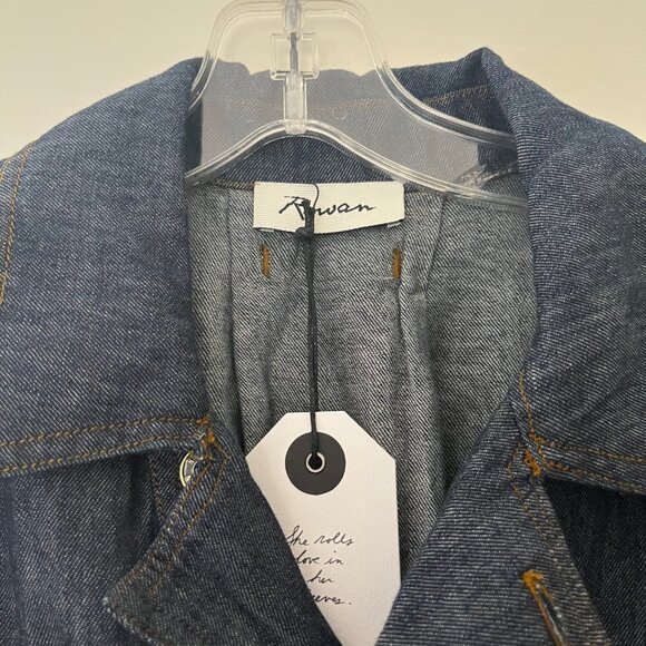 Rowan Lincoln Women's Muscle Tank Jumpsuit Size XS Blue Denim - Picture 5 of 5